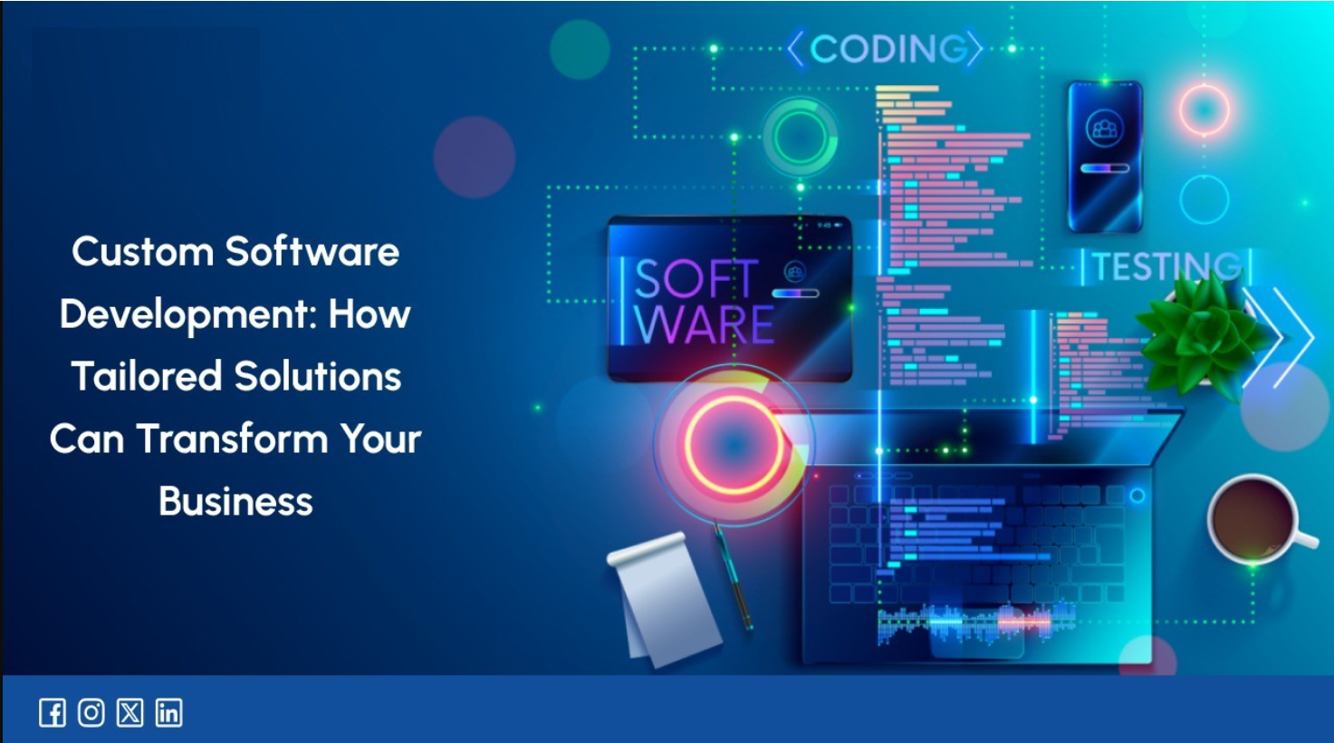 Custom software dashboard