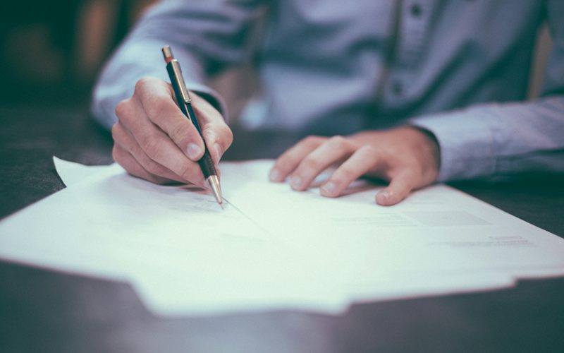 Business document being prepared for GST e-way bill generation